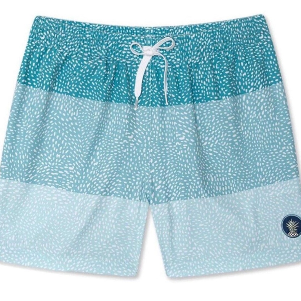 NWT Chubbies The Whale Sharks 5.5" Mens Medium Stretch Lined
Swim Trunks Shorts